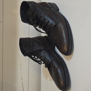 Thursday Boot Co. Men's President Soft Leather Lace Up Boots Dark Brown 13.5